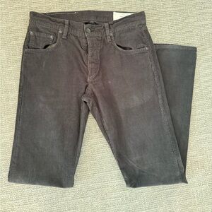 Rag & bone gray brown corduroys